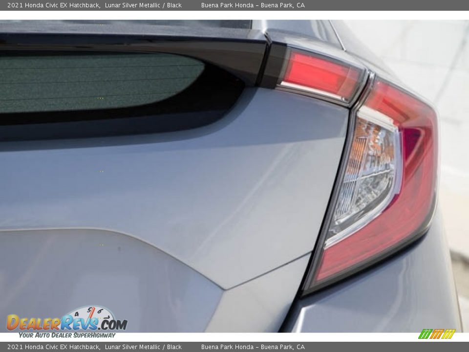 2021 Honda Civic EX Hatchback Lunar Silver Metallic / Black Photo #7