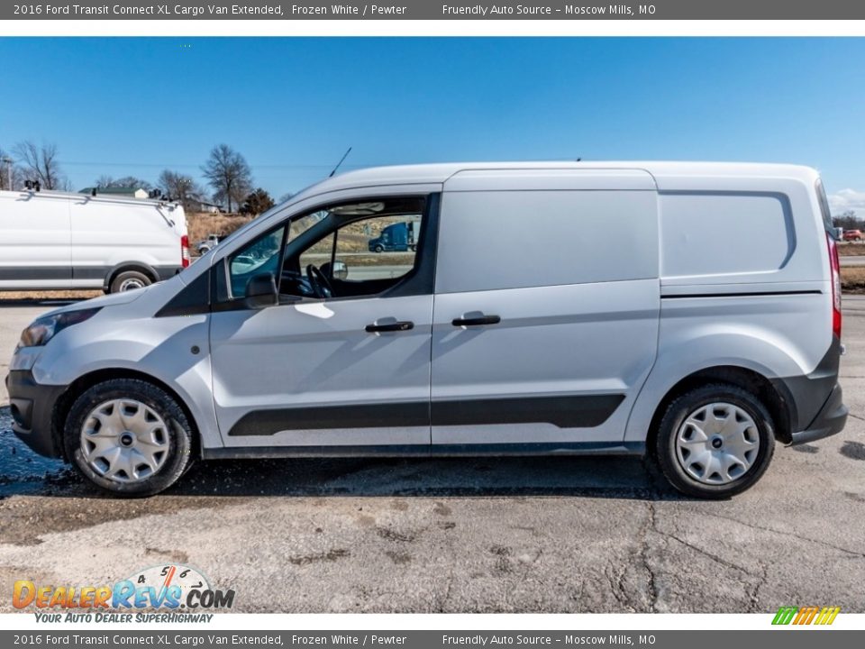 2016 Ford Transit Connect XL Cargo Van Extended Frozen White / Pewter Photo #7