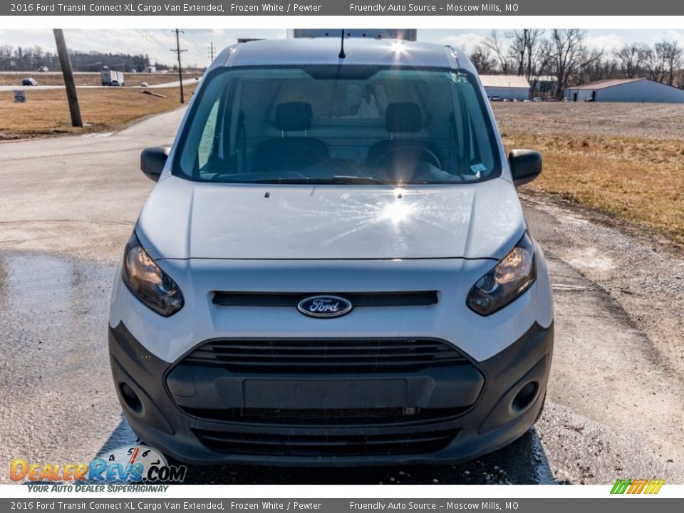 2016 Ford Transit Connect XL Cargo Van Extended Frozen White / Pewter Photo #9