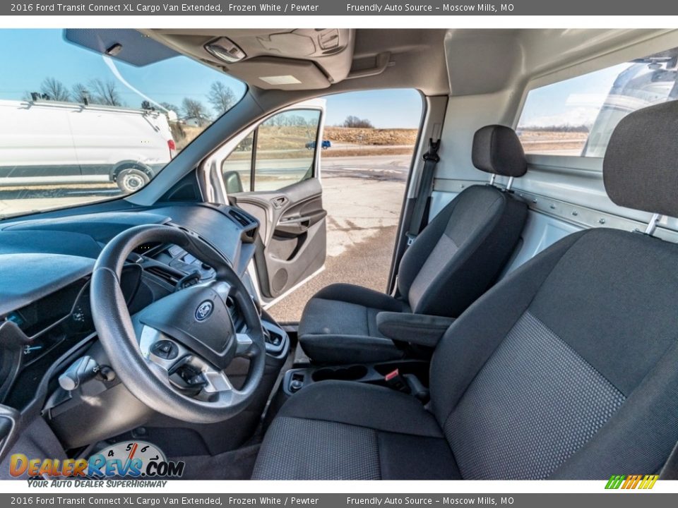 2016 Ford Transit Connect XL Cargo Van Extended Frozen White / Pewter Photo #18