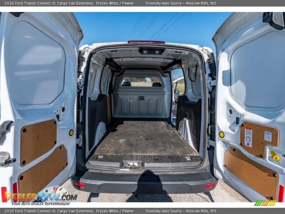 2016 Ford Transit Connect XL Cargo Van Extended Frozen White / Pewter Photo #21