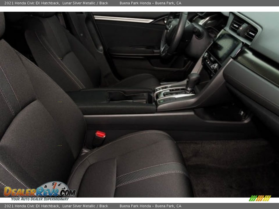 2021 Honda Civic EX Hatchback Lunar Silver Metallic / Black Photo #30