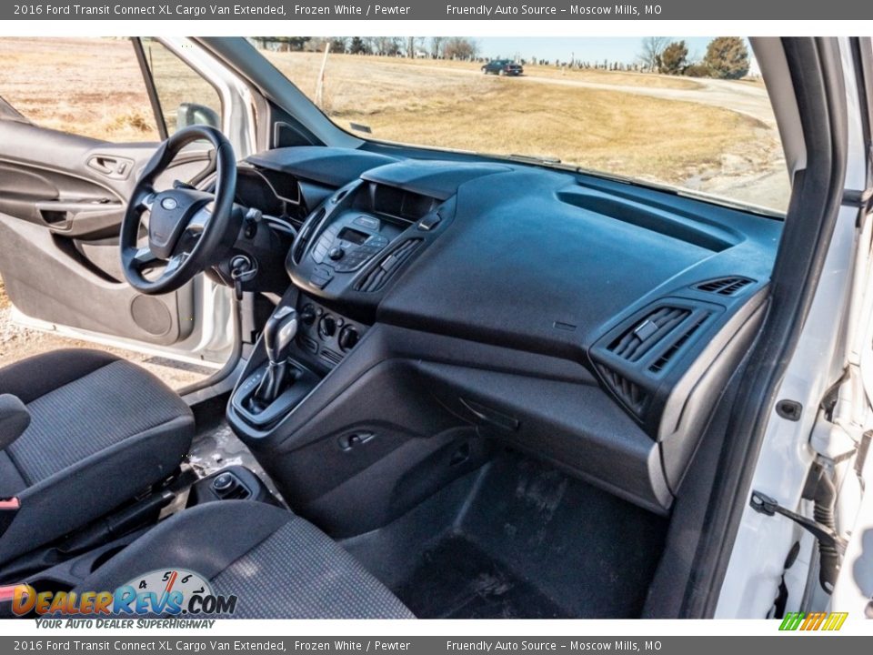 2016 Ford Transit Connect XL Cargo Van Extended Frozen White / Pewter Photo #28