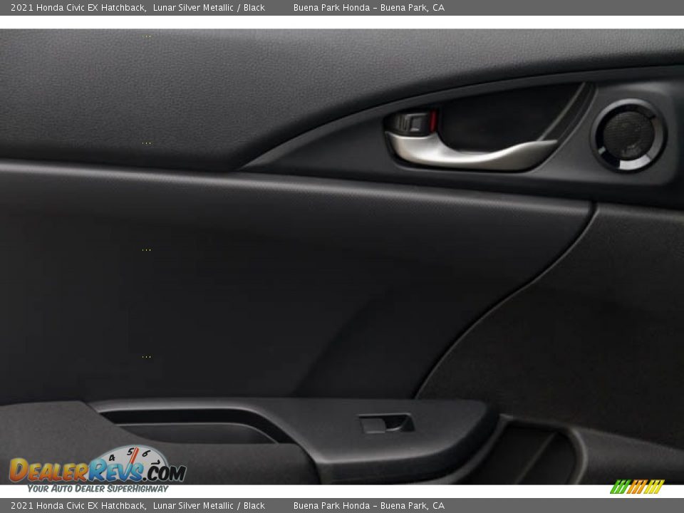 2021 Honda Civic EX Hatchback Lunar Silver Metallic / Black Photo #34
