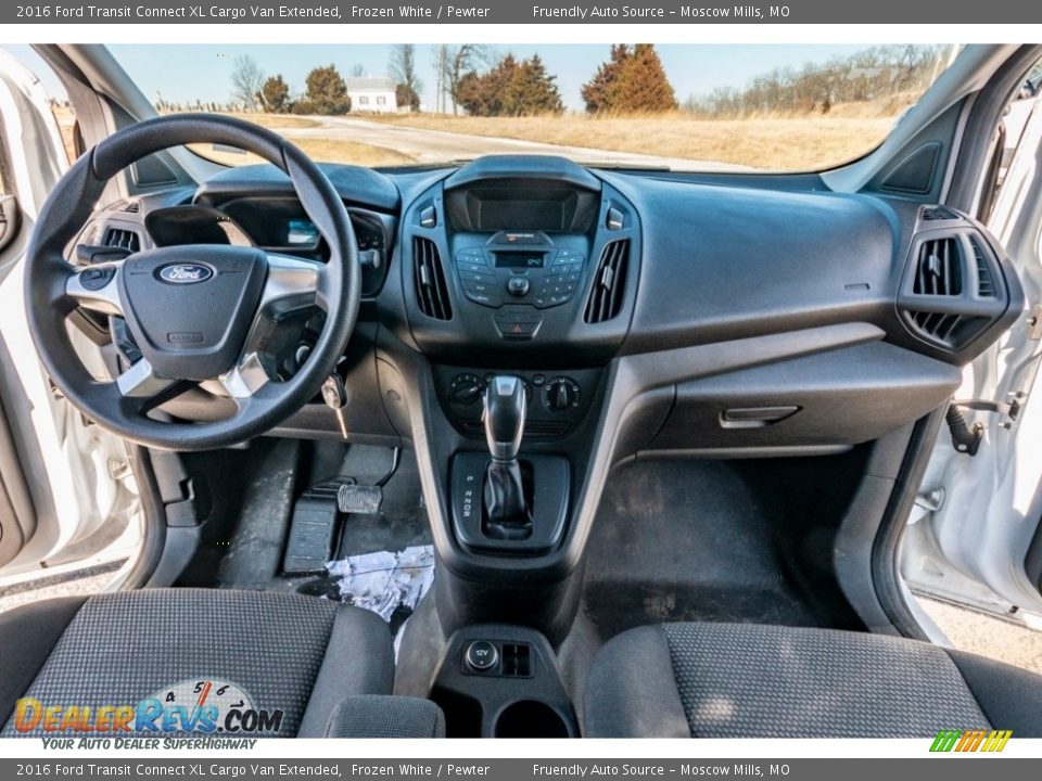 2016 Ford Transit Connect XL Cargo Van Extended Frozen White / Pewter Photo #31