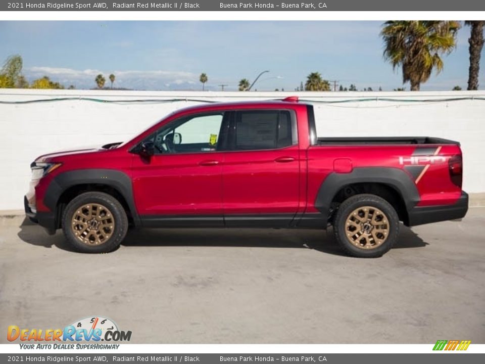 Radiant Red Metallic II 2021 Honda Ridgeline Sport AWD Photo #4