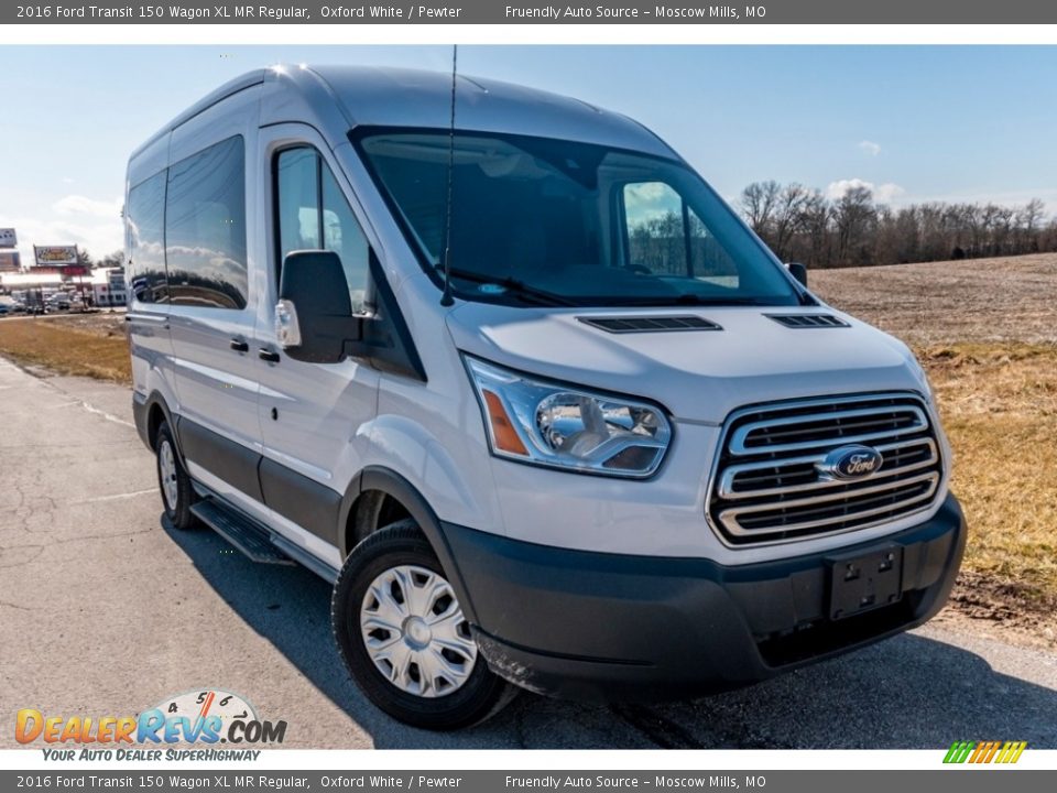 2016 Ford Transit 150 Wagon XL MR Regular Oxford White / Pewter Photo #1