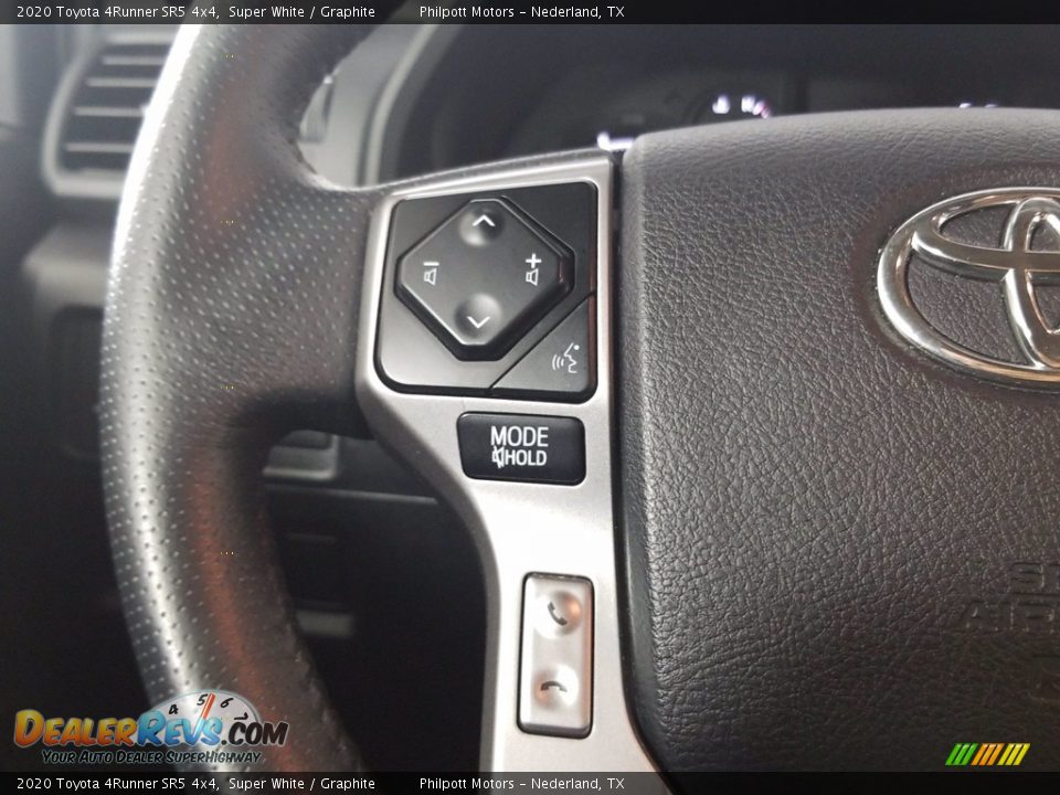 2020 Toyota 4Runner SR5 4x4 Super White / Graphite Photo #36