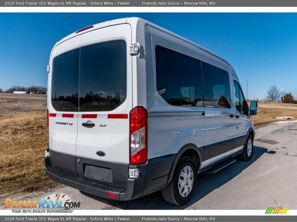 2016 Ford Transit 150 Wagon XL MR Regular Oxford White / Pewter Photo #4