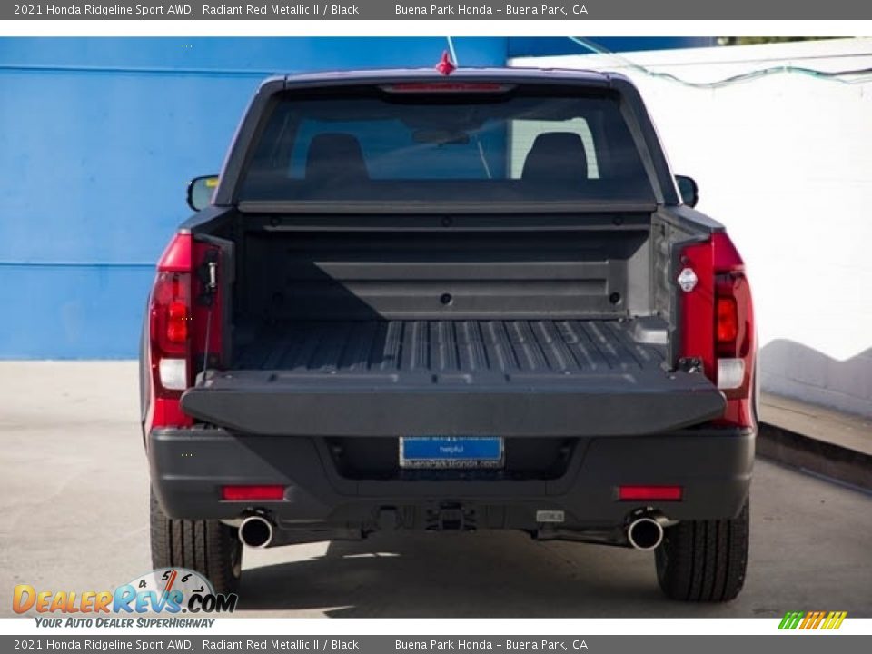 2021 Honda Ridgeline Sport AWD Radiant Red Metallic II / Black Photo #9