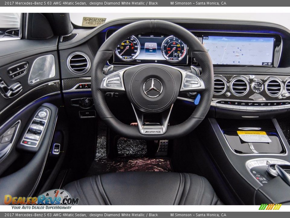 Dashboard of 2017 Mercedes-Benz S 63 AMG 4Matic Sedan Photo #4