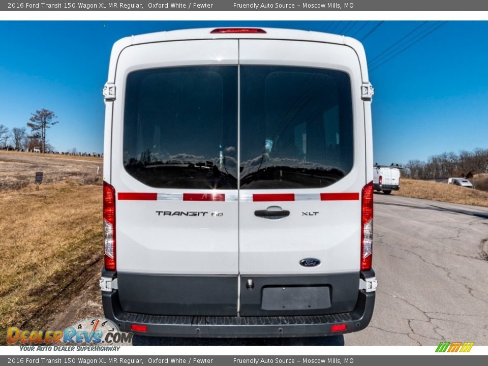 2016 Ford Transit 150 Wagon XL MR Regular Oxford White / Pewter Photo #5