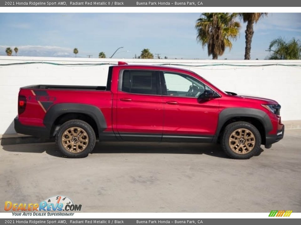 Radiant Red Metallic II 2021 Honda Ridgeline Sport AWD Photo #11