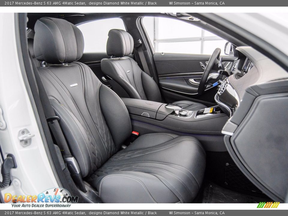 Front Seat of 2017 Mercedes-Benz S 63 AMG 4Matic Sedan Photo #6