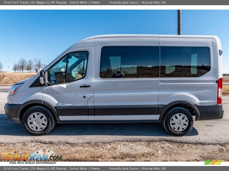 2016 Ford Transit 150 Wagon XL MR Regular Oxford White / Pewter Photo #7