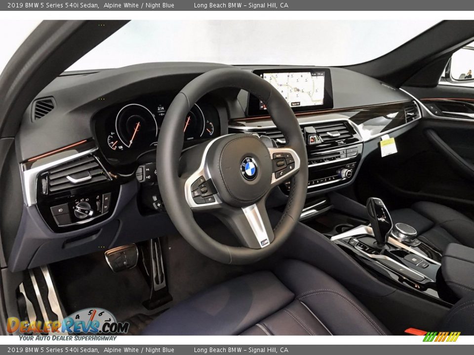 Dashboard of 2019 BMW 5 Series 540i Sedan Photo #4