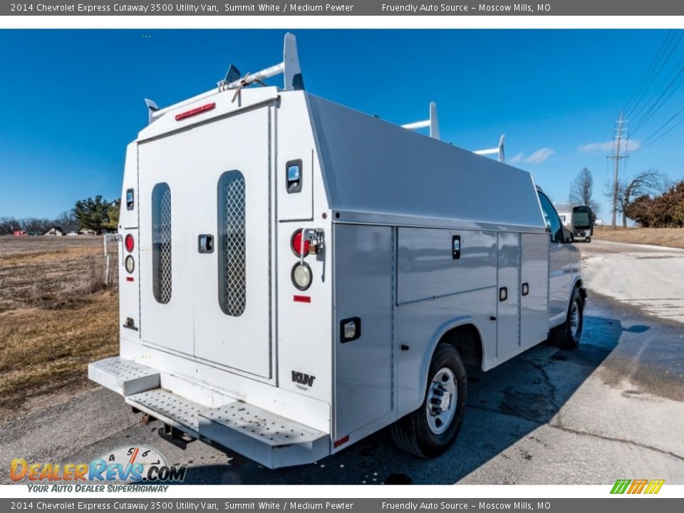 2014 Chevrolet Express Cutaway 3500 Utility Van Summit White / Medium Pewter Photo #4