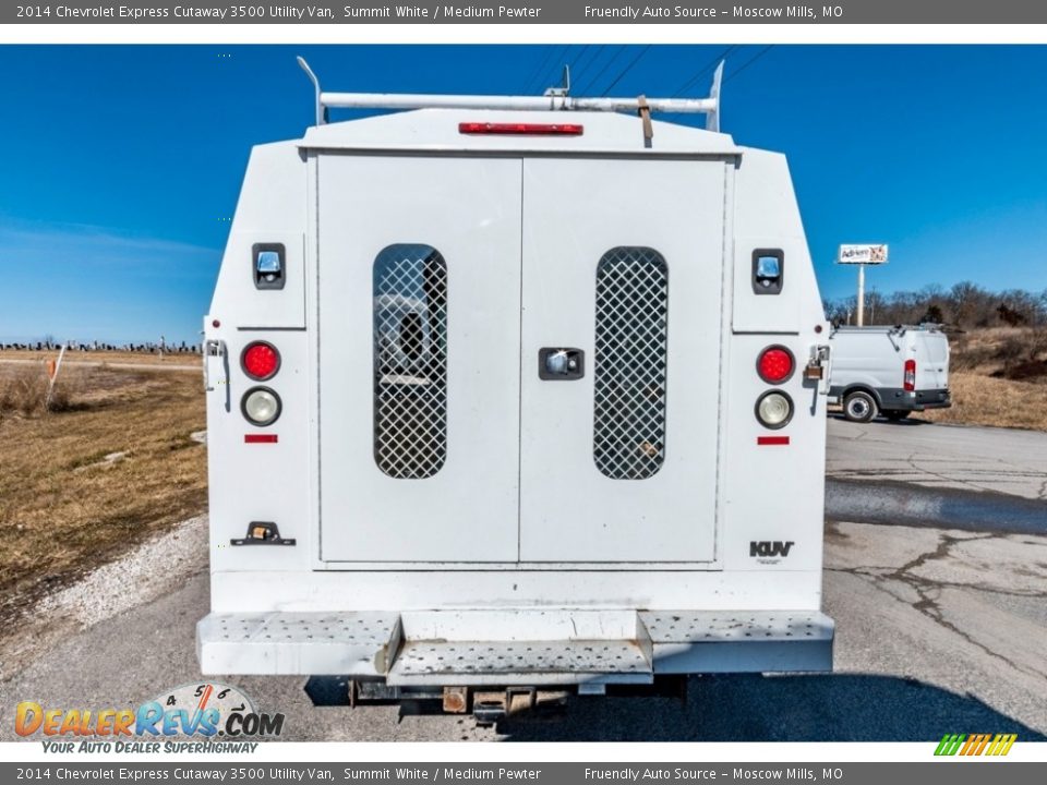 2014 Chevrolet Express Cutaway 3500 Utility Van Summit White / Medium Pewter Photo #5