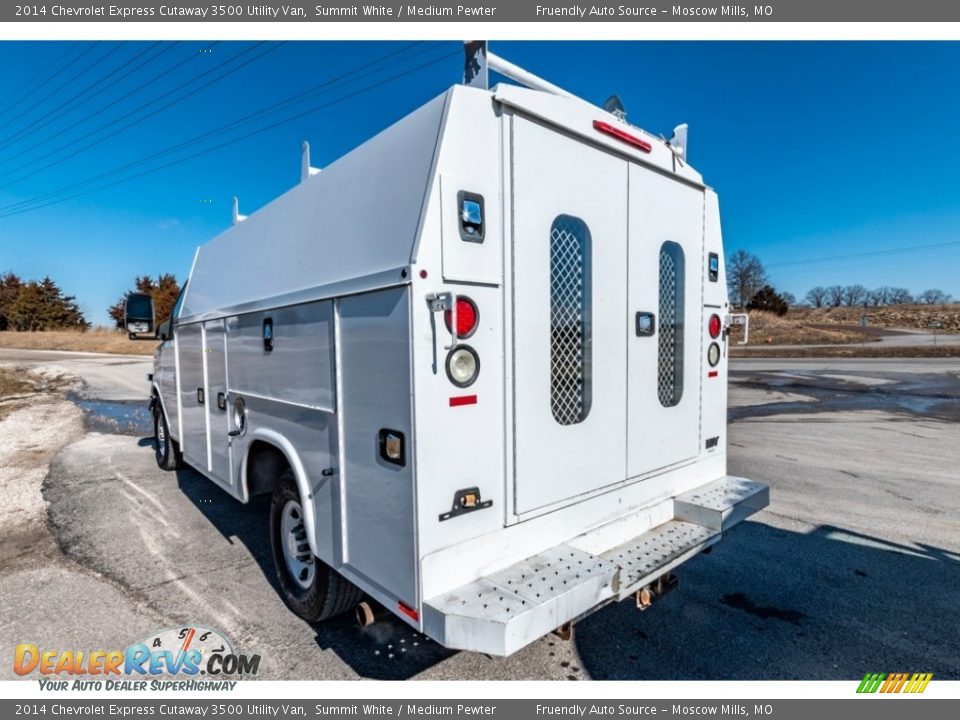 2014 Chevrolet Express Cutaway 3500 Utility Van Summit White / Medium Pewter Photo #6