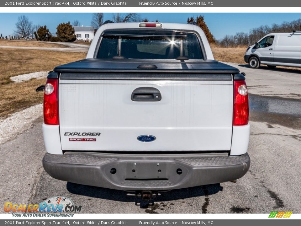 2001 Ford Explorer Sport Trac 4x4 Oxford White / Dark Graphite Photo #5