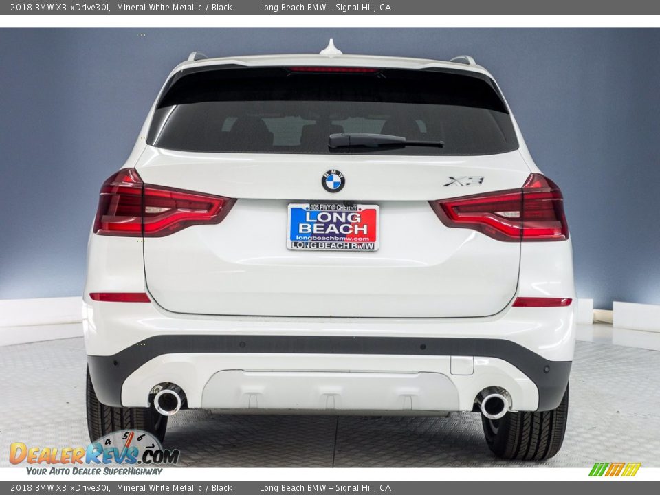 2018 BMW X3 xDrive30i Mineral White Metallic / Black Photo #3