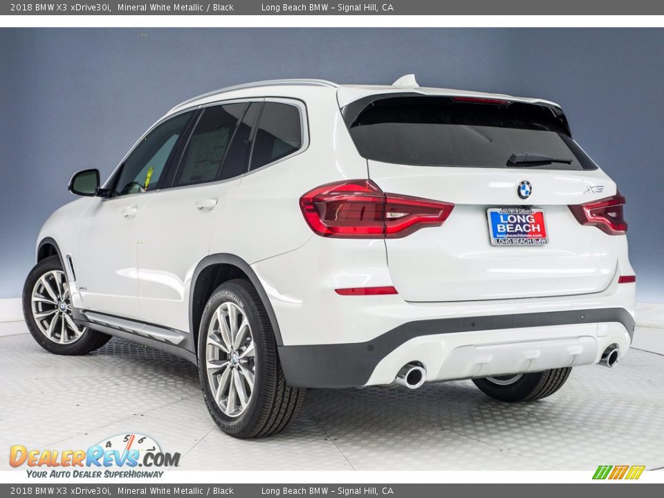 2018 BMW X3 xDrive30i Mineral White Metallic / Black Photo #4