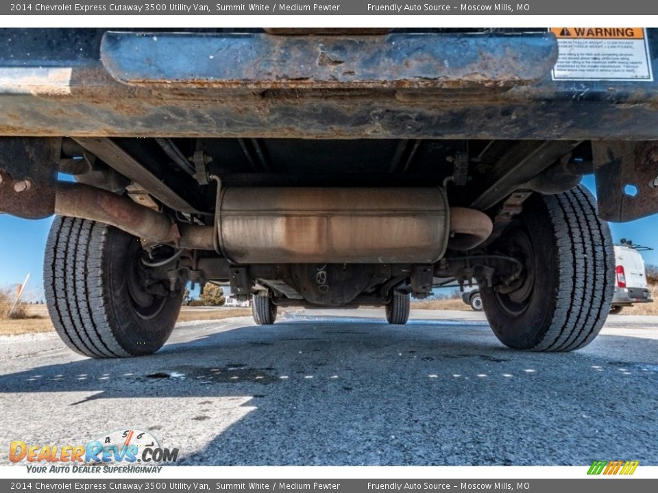 2014 Chevrolet Express Cutaway 3500 Utility Van Summit White / Medium Pewter Photo #14