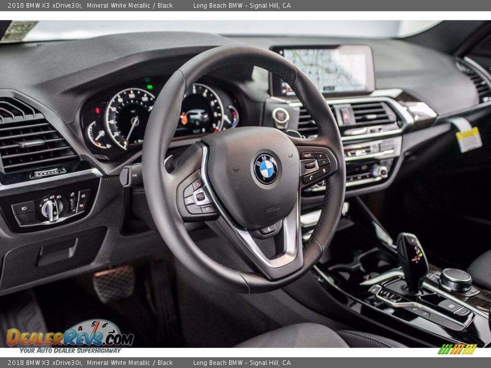 2018 BMW X3 xDrive30i Mineral White Metallic / Black Photo #6