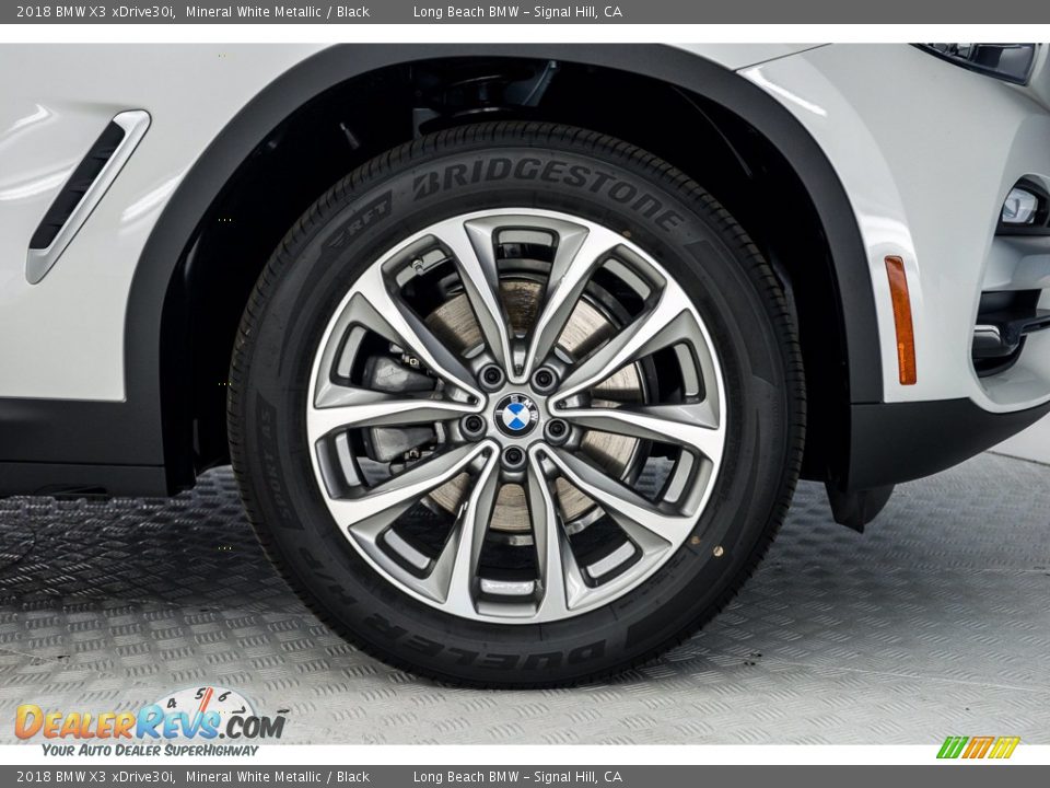 2018 BMW X3 xDrive30i Mineral White Metallic / Black Photo #9