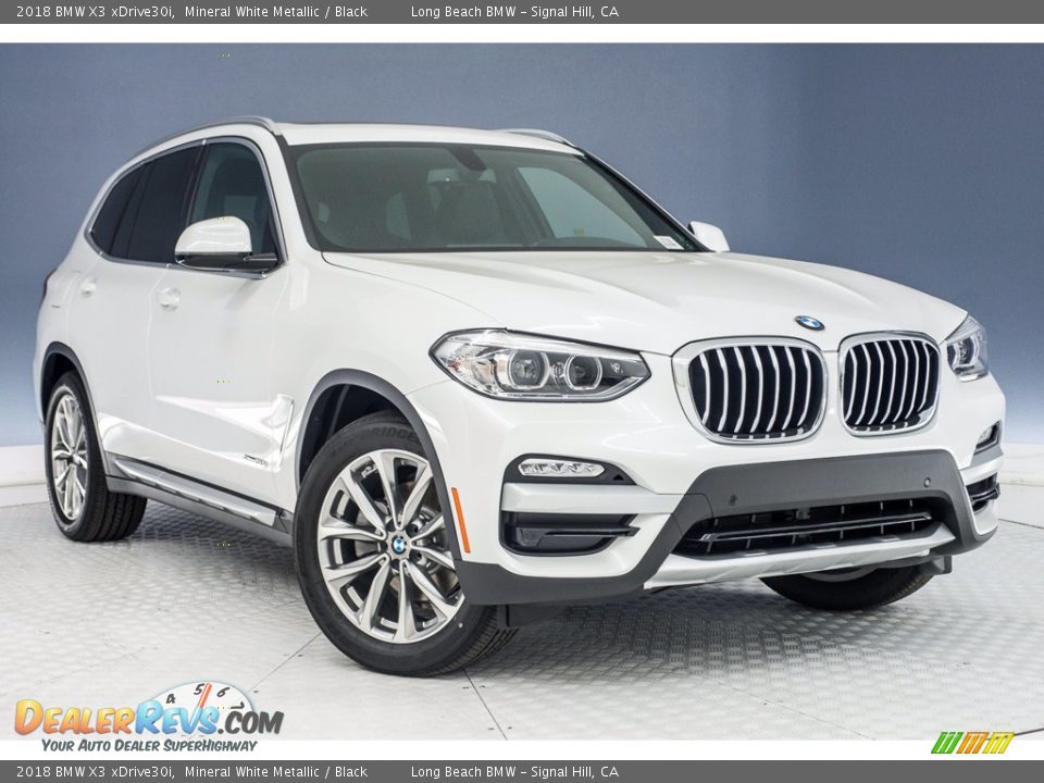 2018 BMW X3 xDrive30i Mineral White Metallic / Black Photo #11