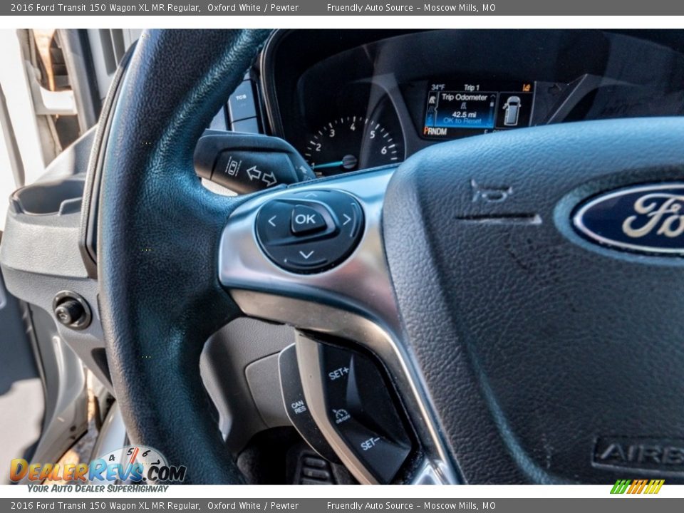 2016 Ford Transit 150 Wagon XL MR Regular Steering Wheel Photo #35