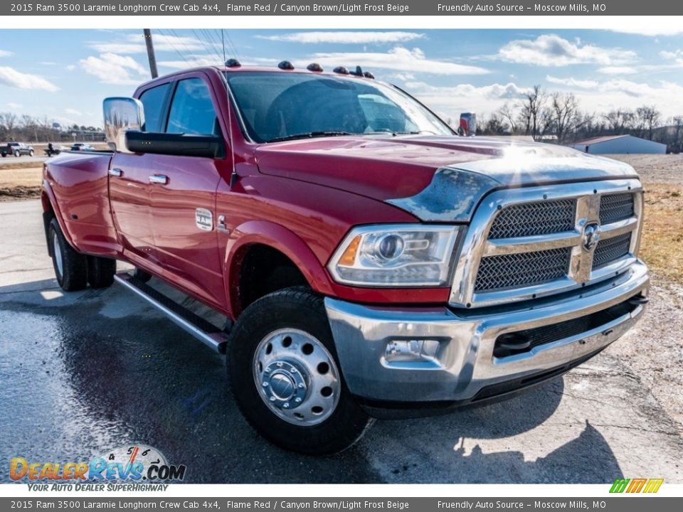 Front 3/4 View of 2015 Ram 3500 Laramie Longhorn Crew Cab 4x4 Photo #1