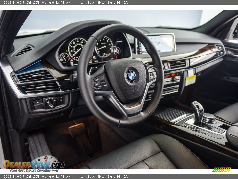 2018 BMW X5 sDrive35i Alpine White / Black Photo #6