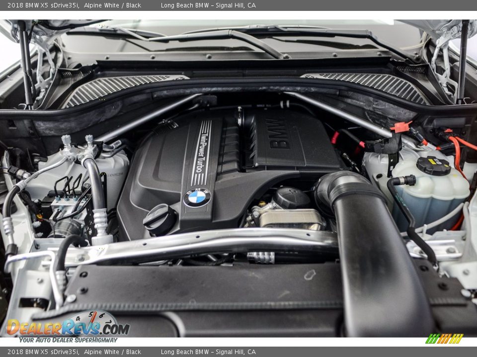 2018 BMW X5 sDrive35i Alpine White / Black Photo #8