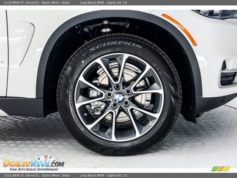 2018 BMW X5 sDrive35i Alpine White / Black Photo #9