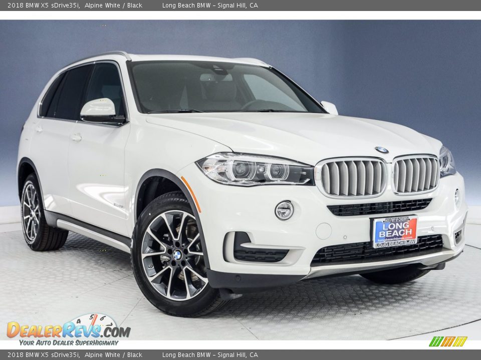 2018 BMW X5 sDrive35i Alpine White / Black Photo #11