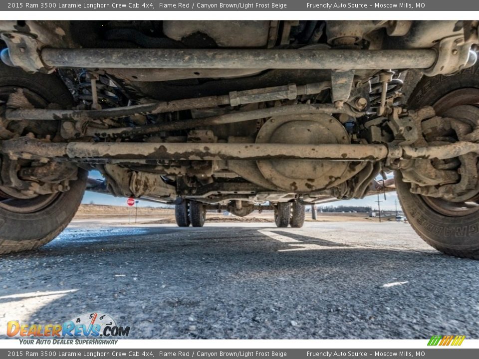 Undercarriage of 2015 Ram 3500 Laramie Longhorn Crew Cab 4x4 Photo #10