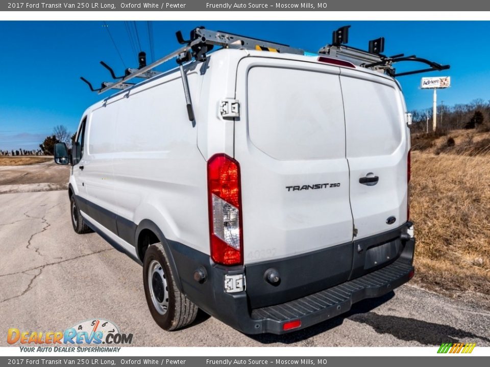 2017 Ford Transit Van 250 LR Long Oxford White / Pewter Photo #6