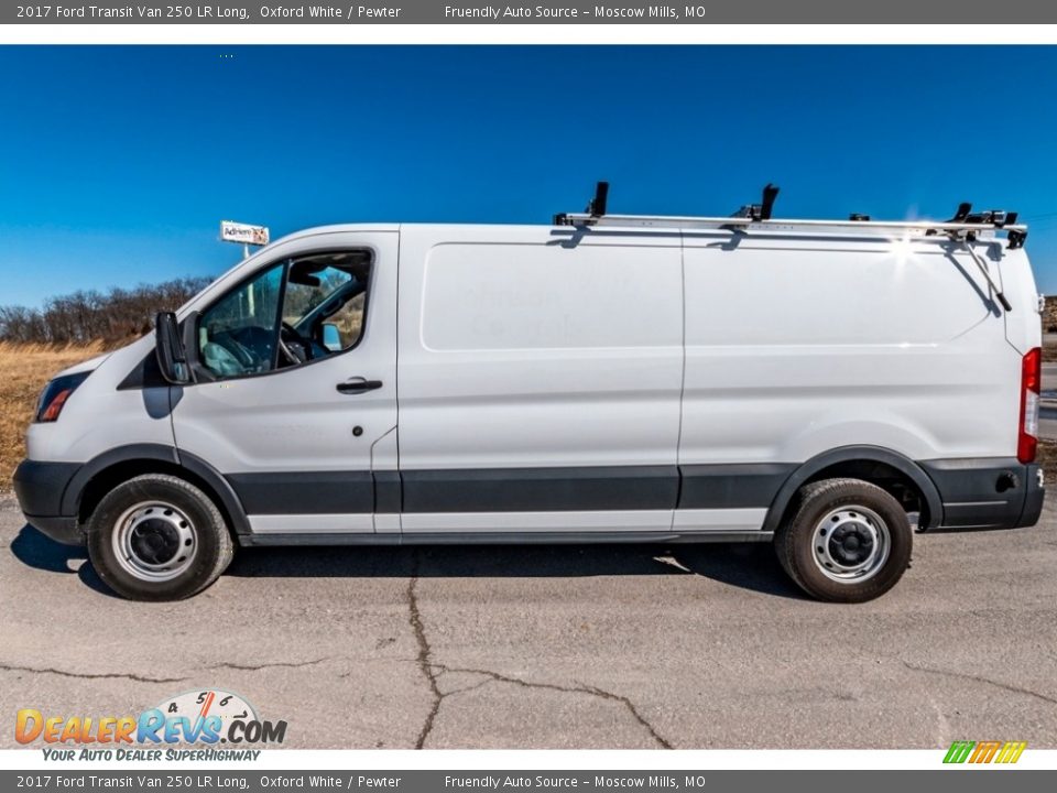 2017 Ford Transit Van 250 LR Long Oxford White / Pewter Photo #7