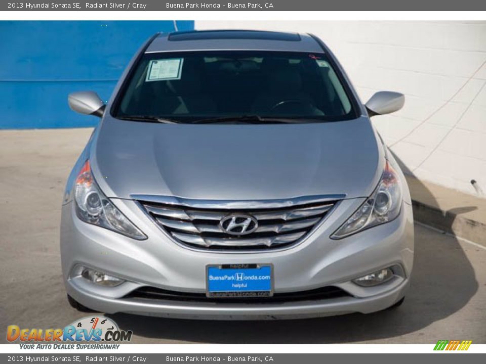 2013 Hyundai Sonata SE Radiant Silver / Gray Photo #7