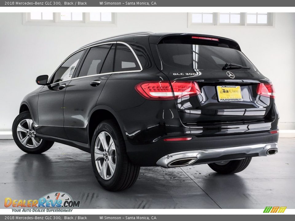 2018 Mercedes-Benz GLC 300 Black / Black Photo #3