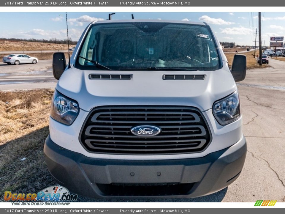 2017 Ford Transit Van 250 LR Long Oxford White / Pewter Photo #9