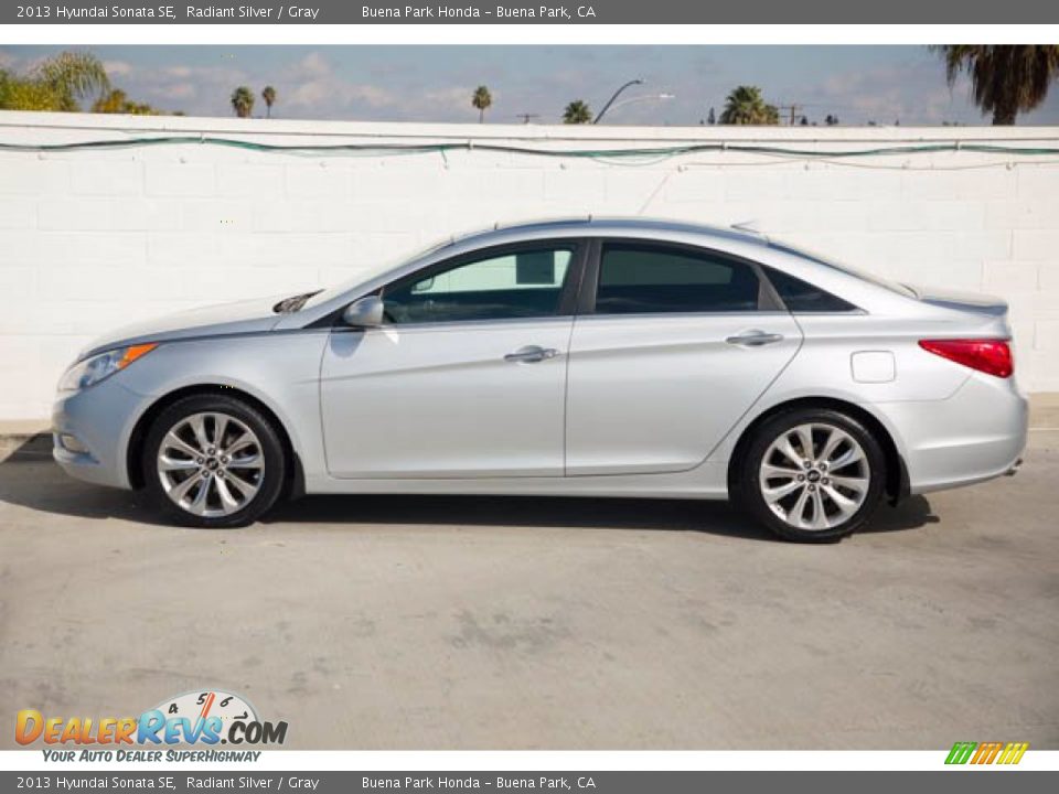 2013 Hyundai Sonata SE Radiant Silver / Gray Photo #8