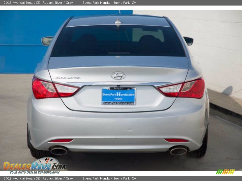 2013 Hyundai Sonata SE Radiant Silver / Gray Photo #9