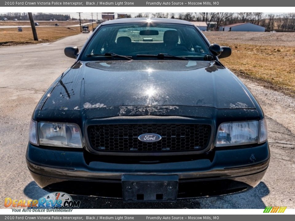 2010 Ford Crown Victoria Police Interceptor Black / Medium Light Stone Photo #9