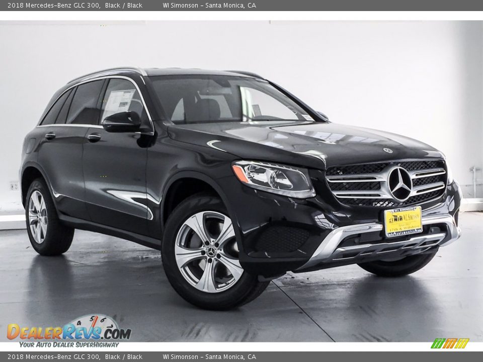 2018 Mercedes-Benz GLC 300 Black / Black Photo #12