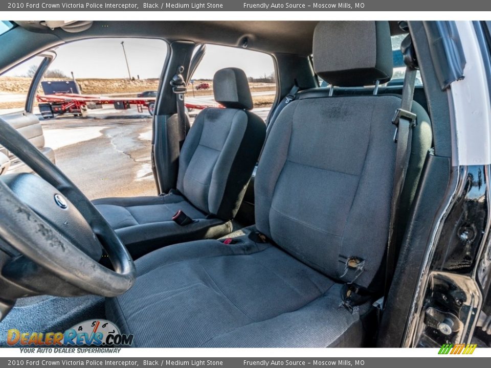 Front Seat of 2010 Ford Crown Victoria Police Interceptor Photo #17