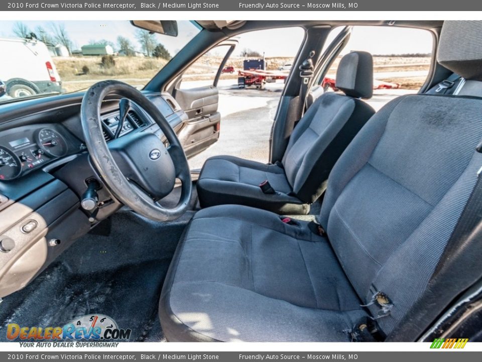 Medium Light Stone Interior - 2010 Ford Crown Victoria Police Interceptor Photo #18