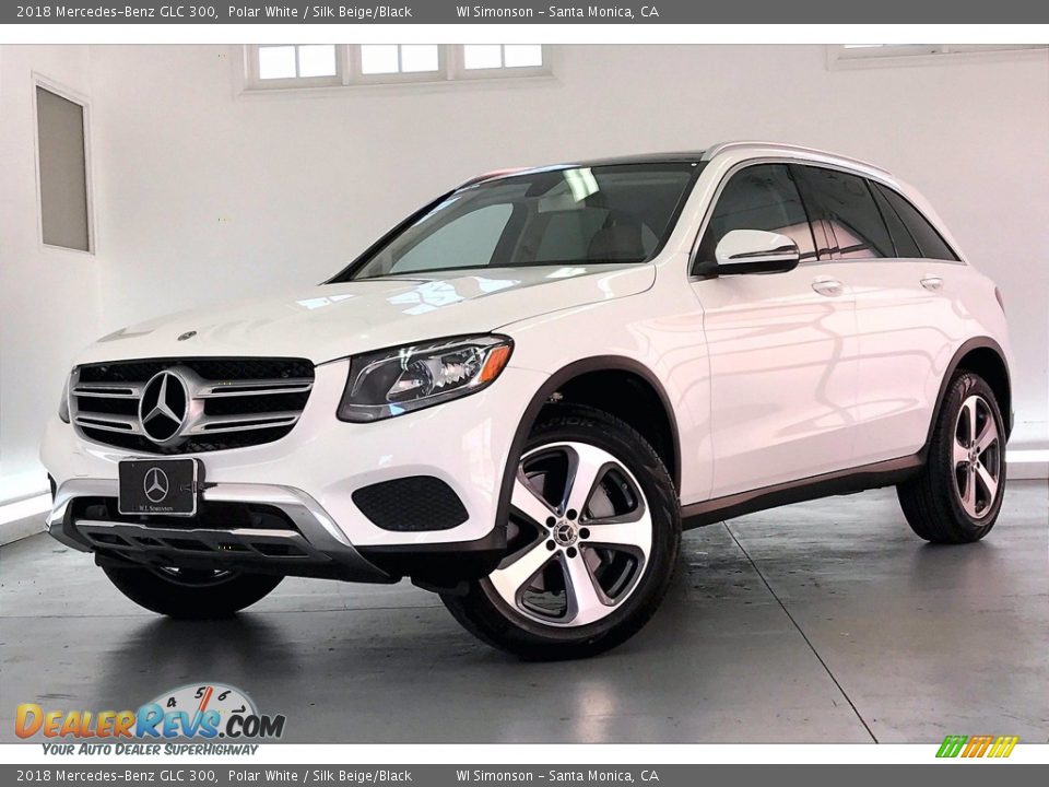 2018 Mercedes-Benz GLC 300 Polar White / Silk Beige/Black Photo #12
