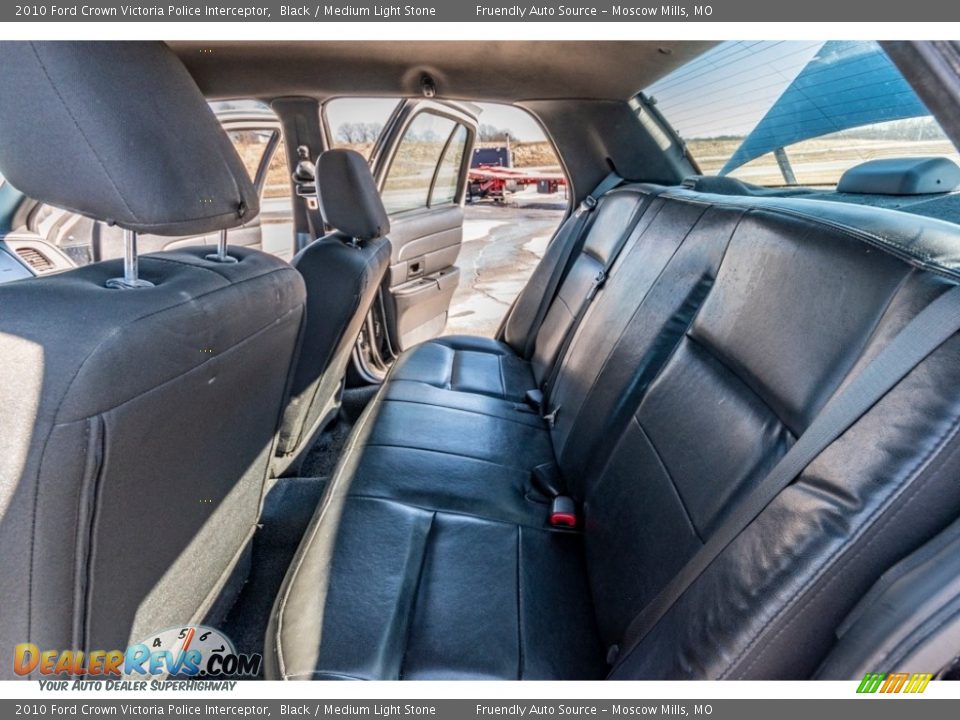 Rear Seat of 2010 Ford Crown Victoria Police Interceptor Photo #22